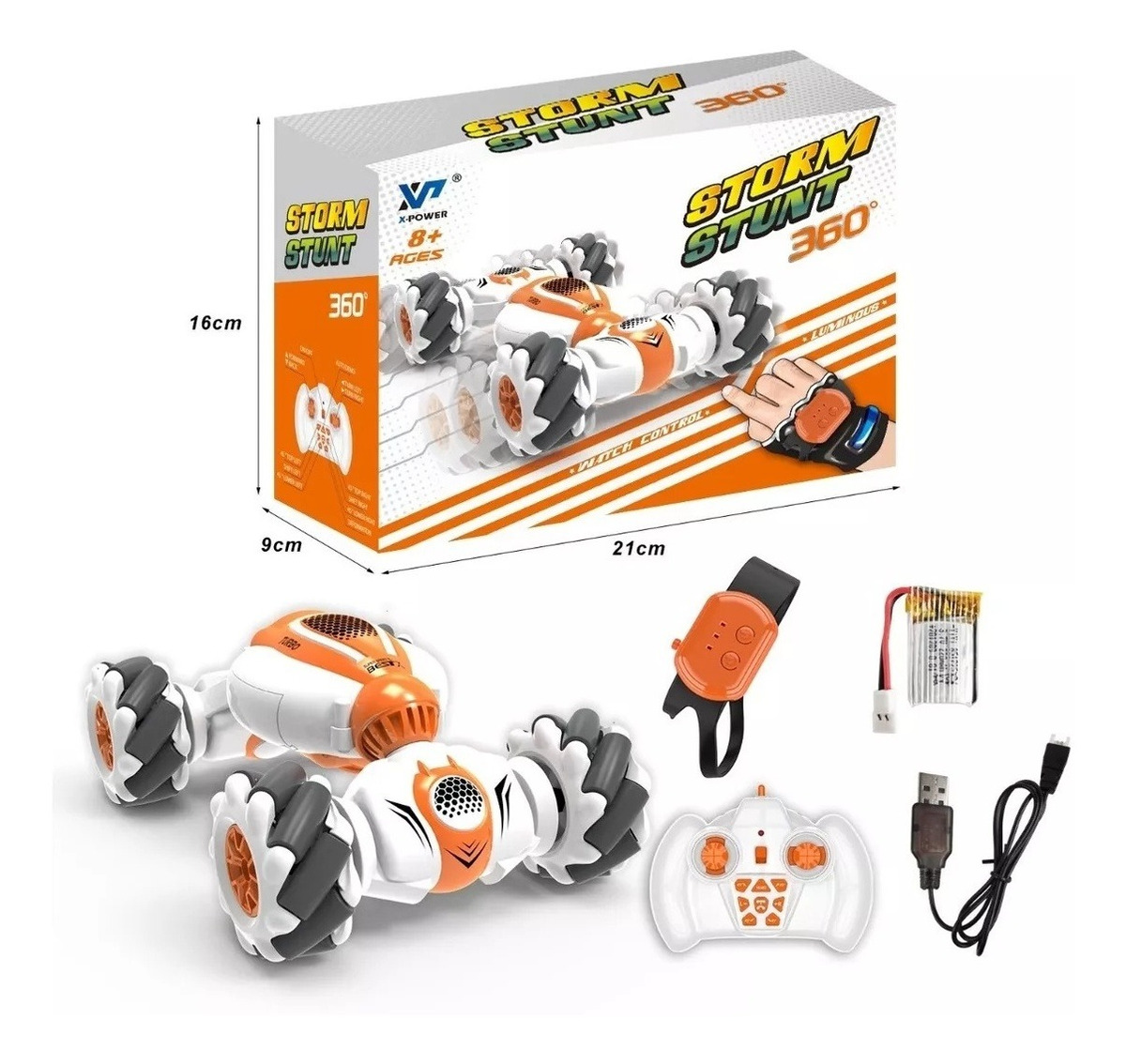 Controle Remoto Do Carrinho Com Controle Por Sensor Dfeye - Imagem 2