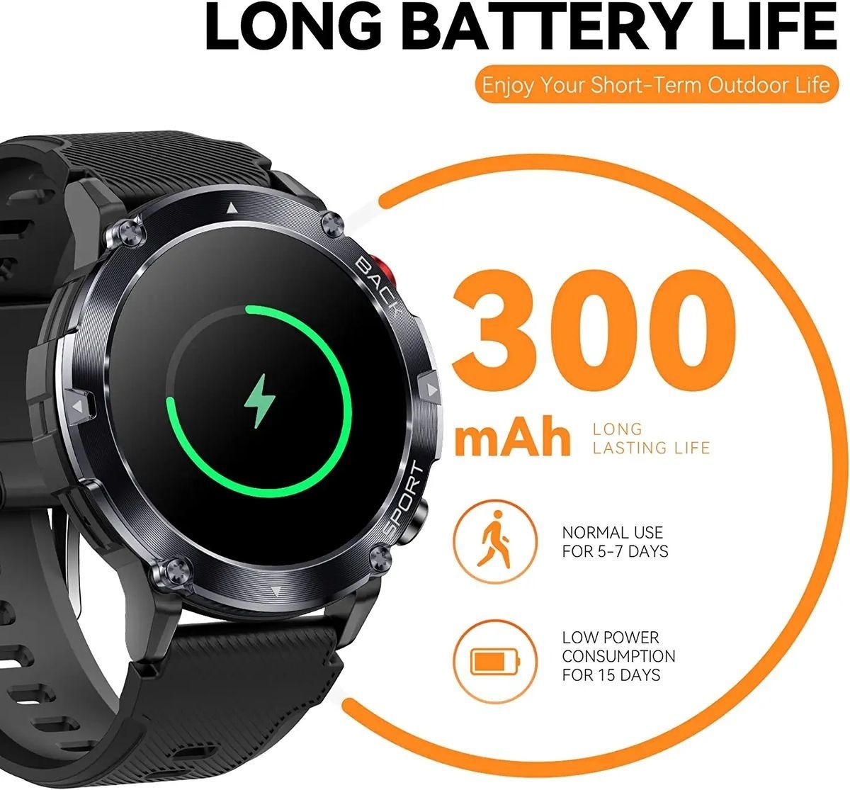 Smartwatch Para Homens Bluetooth Call - Imagem 4