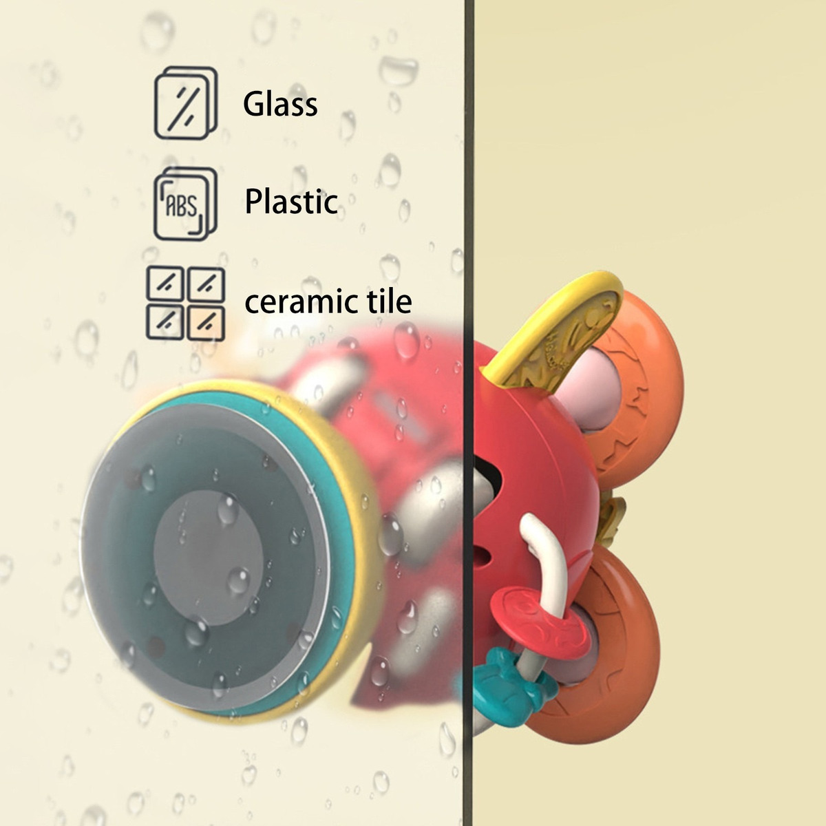 Ventosa, Brinquedo Giratório, Brinquedos De Banho Para Bebês - Imagem 6