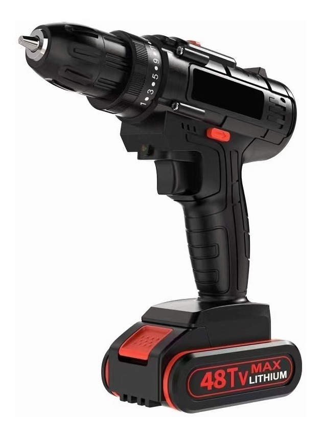Furadeira Impacto Profissional Furadeiras 48v 2 Baterias - Imagem 2
