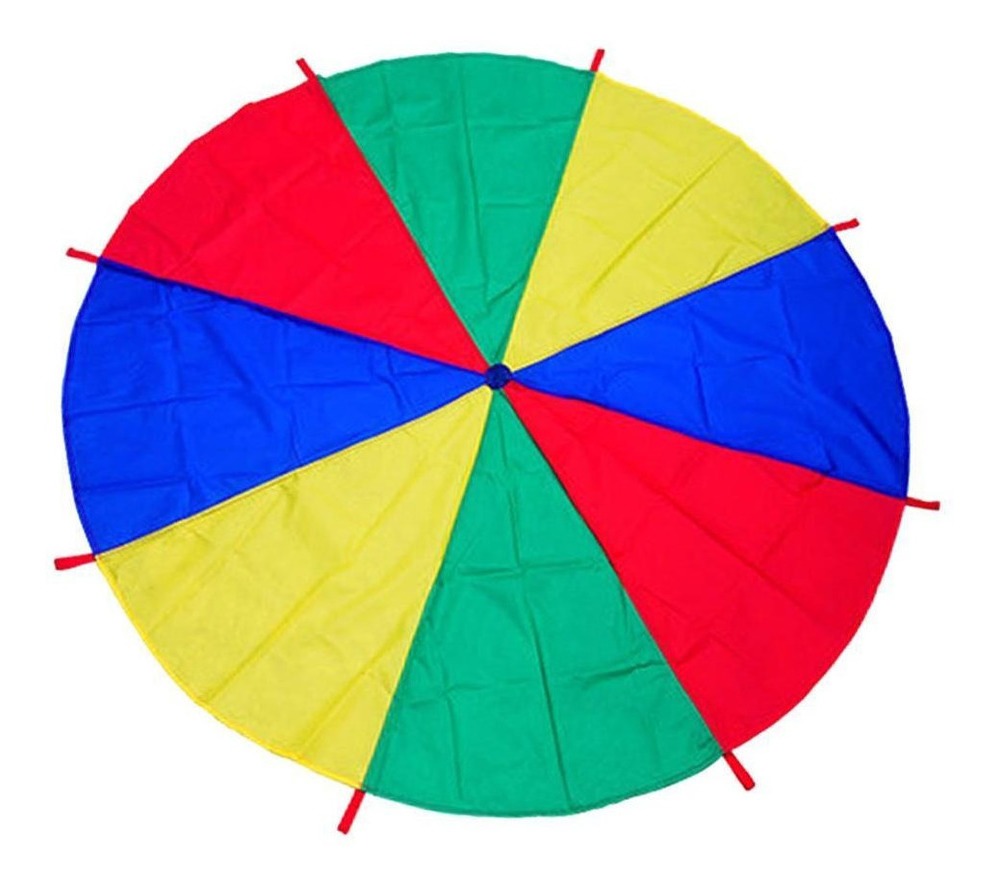 Play Parachute Tent Outdoor Games Atividades 6.5ft - Imagem 9