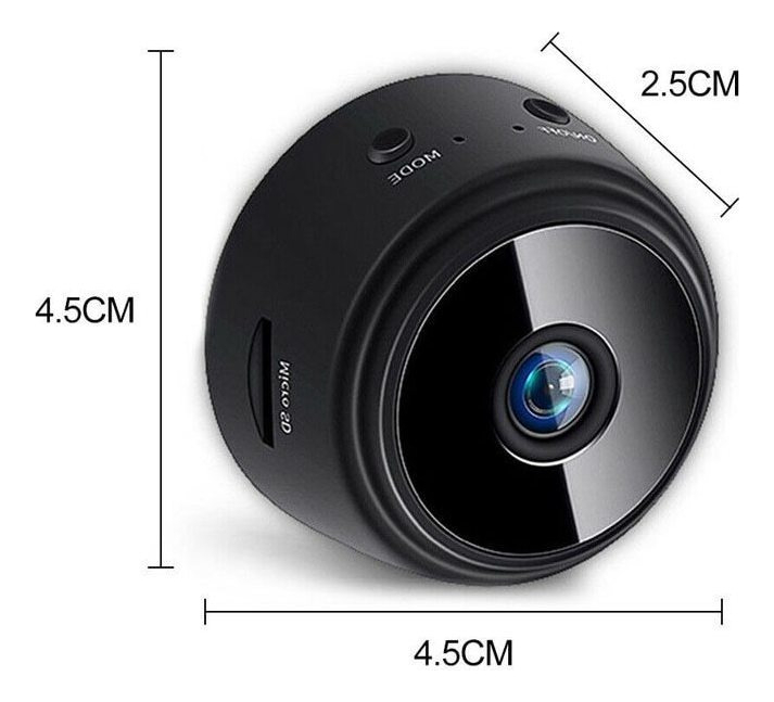 Mini Câmera Espiã Carro Wifi Sem Fio Hd Espionagem 2pcs - Imagem 4