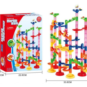 Marbles Marble Run Race Track 133pc Conjunto Infantil