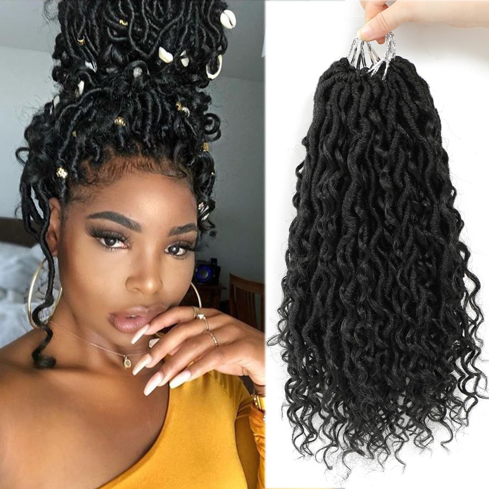 Crochet Cabelo Peruca Tranças Sintéticos Extensão Da Trança - Imagem 8