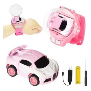 Mini Relógio Infantil Com Controle Remoto Para Carro De Corr