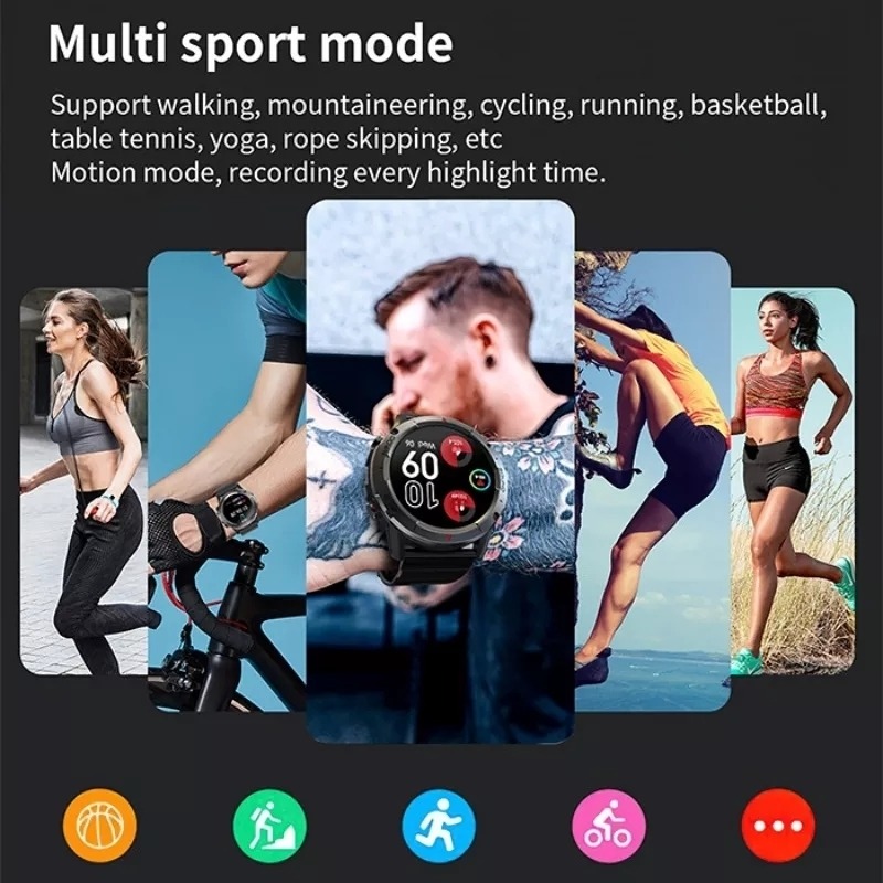 Smartwatch Para Homens E Mulheres, Rastreador De Fi - Imagem 4