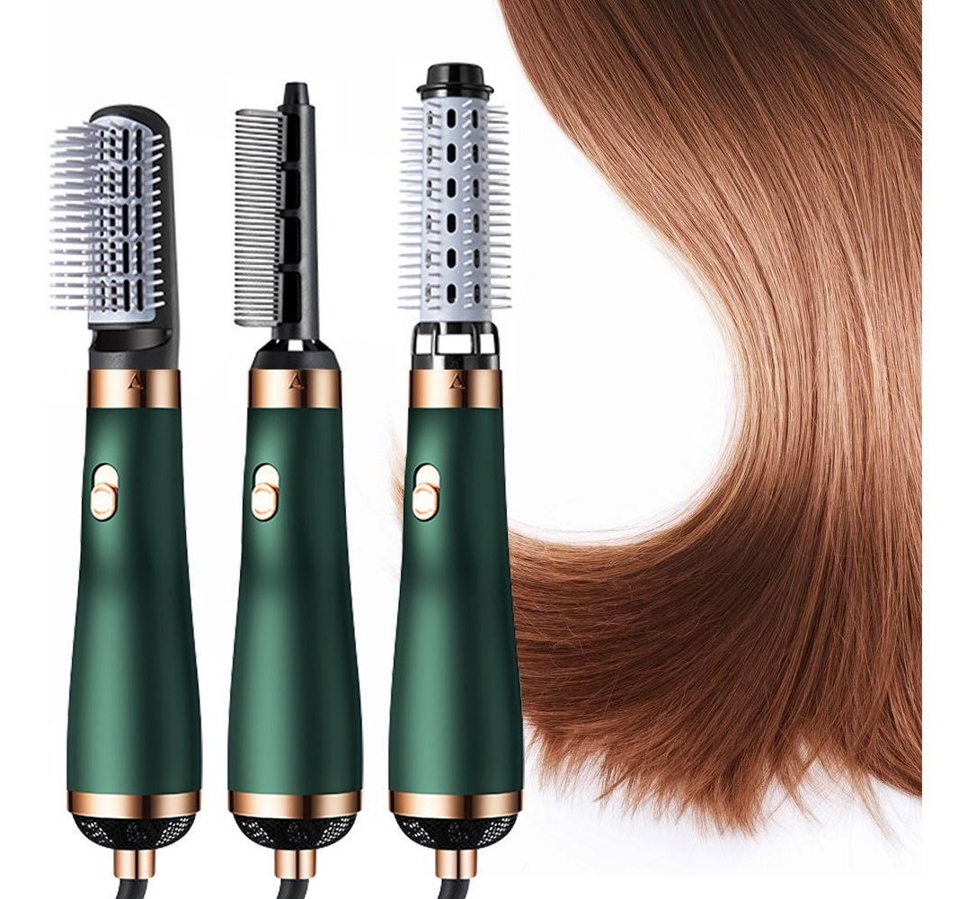 Elétrico 3 Modos Cabelo Pente Alisador Escova De Secador - Imagem 5