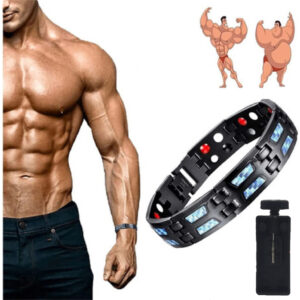 Pulseira Masculina Elegante De Fibra De Carbono