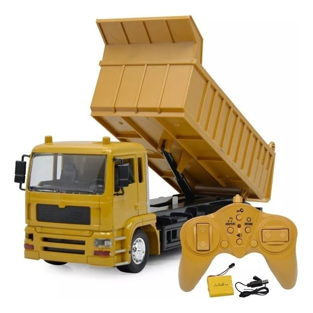 G 1/24 Basculante De 8 Canais Com Controle Remoto Rc Ghth - Imagem 5