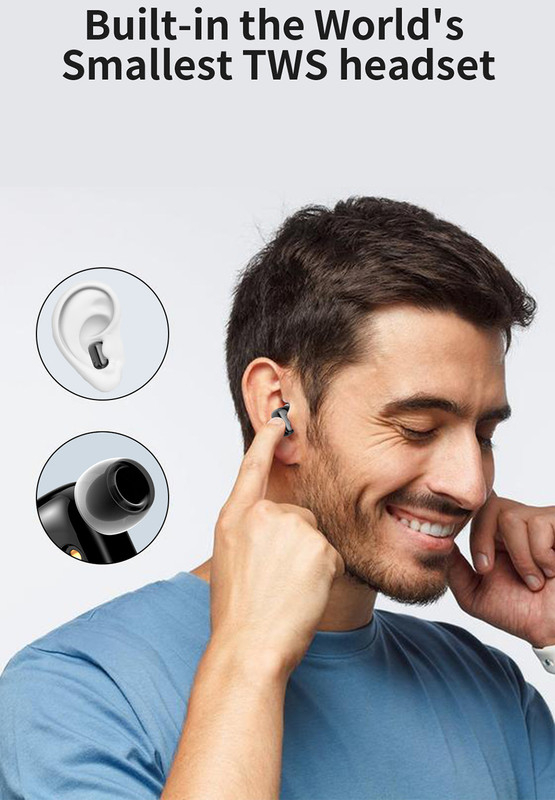 Fone De Ouvido X8 Smart Watch 2 Em 1 Para Xiaomi Huawei - Imagem 7