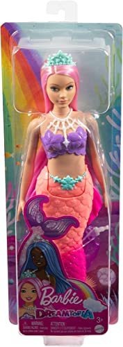 Boneca De Sereia Barbie Dreamtopia Com Cabelo Rosa Curvilíne - Imagem 6