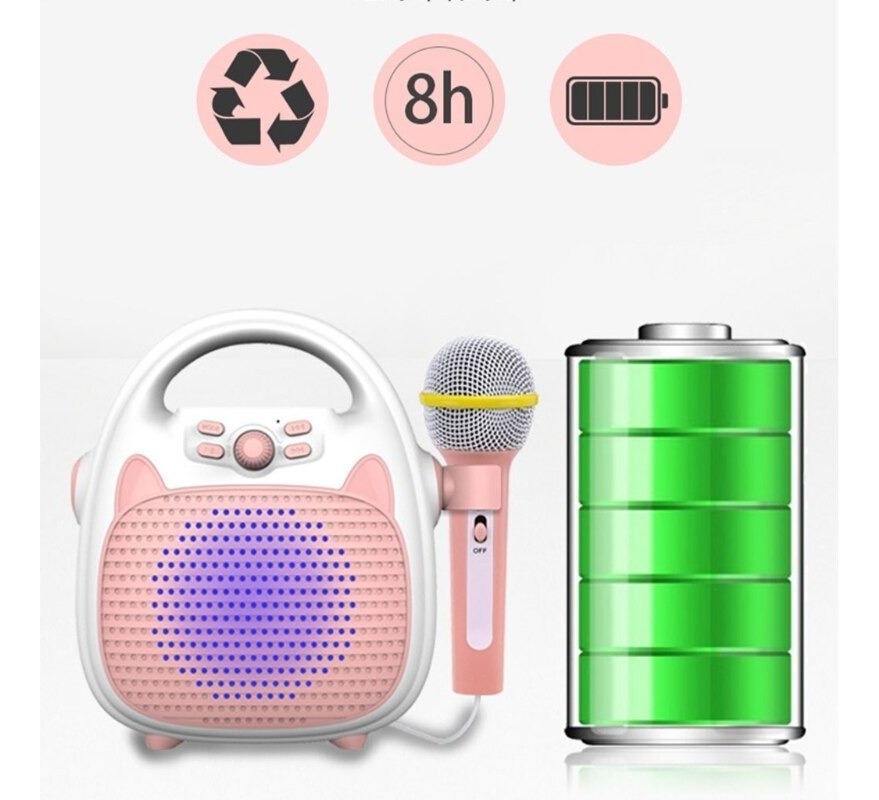 Caixa De Som De Música Infantil Com Música De Microfone - Imagem 15