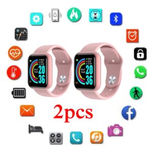 Smartwatch Feminino Impermeável Digital Y68 Depor