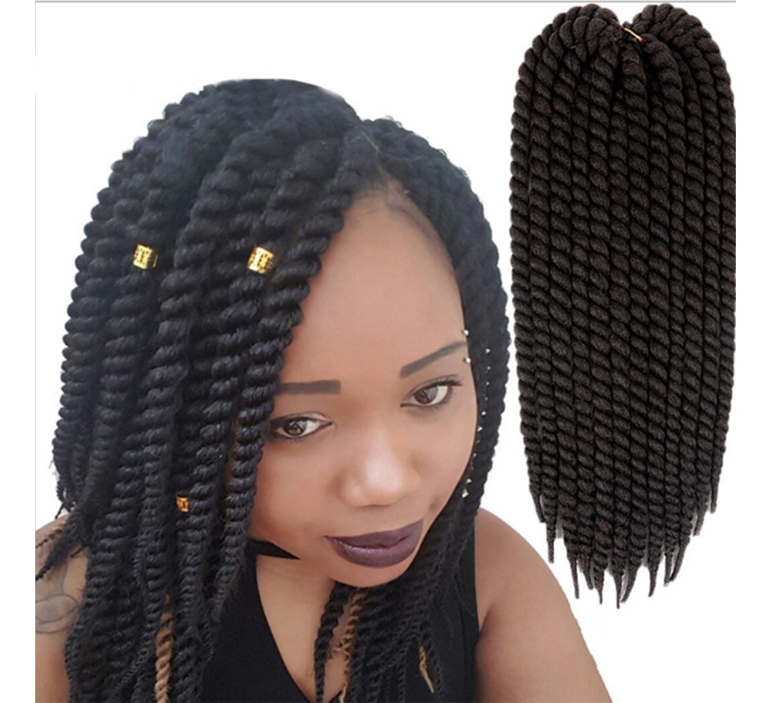 22 Polegadas Primavera Twist Dreadlock Peruca Africano Peruc - Imagem 3