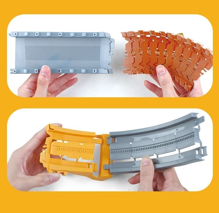Kit 243 Pista De Carrinhos De Brinquedo Infantil Construção - Imagem 5