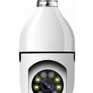 Lâmpada Espiã Panorâmica 360°com Cartão Memória128g Original