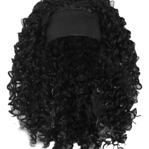 Peruca Preto Branco Mulheres Perucas Rede De 46-55cm