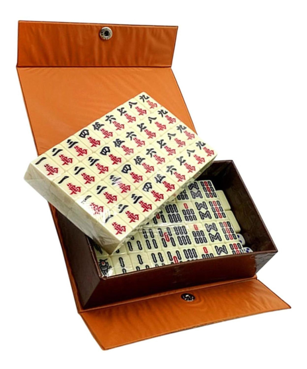 Conjunto Portátil De Mahjong Com De Armazenamento Para - Imagem 2
