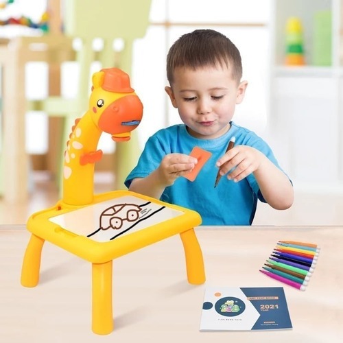 Mesa De Desenho Com Imagens De Projetor Educação Infantil - Imagem 3