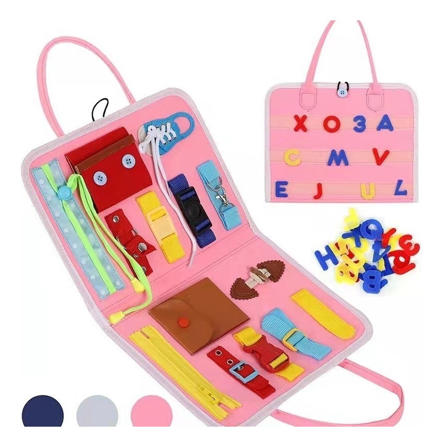 Busy Board Montessori Toy Para Crianças Sensoriais Educacion