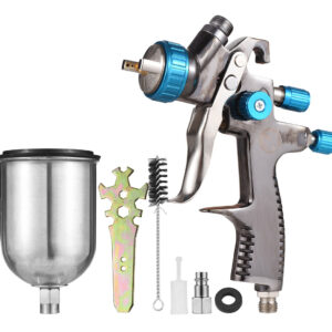 Kit De Pistola De Pulverização De Ar Com Alimentação Por Gra