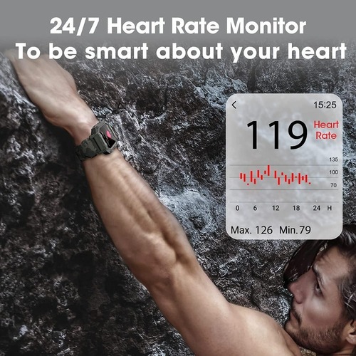 Smartwatch Esportivo Ao Ar Livre Para Homens - Imagem 6
