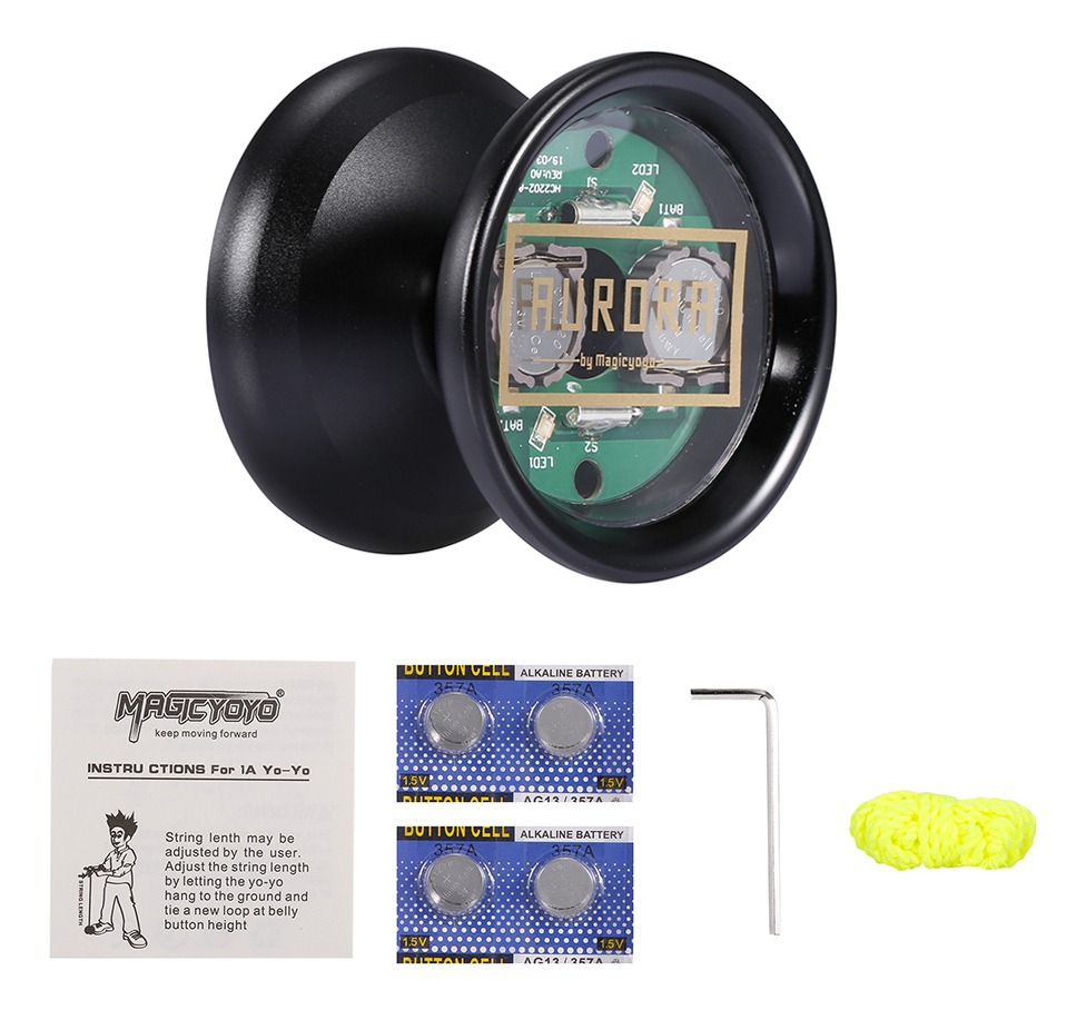 Bola De Ioiô Com Tampa Led Light Magicyoyo Remover Ball
