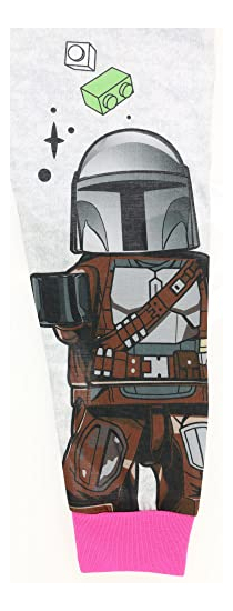 Pijama Feminino Lego Star Wars Grogu Baby Yoda De 2 Peças - Imagem 5