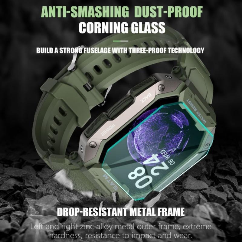Smartwatch Militar C20 Anti-choque À Prova D'água 50m - Imagem 3