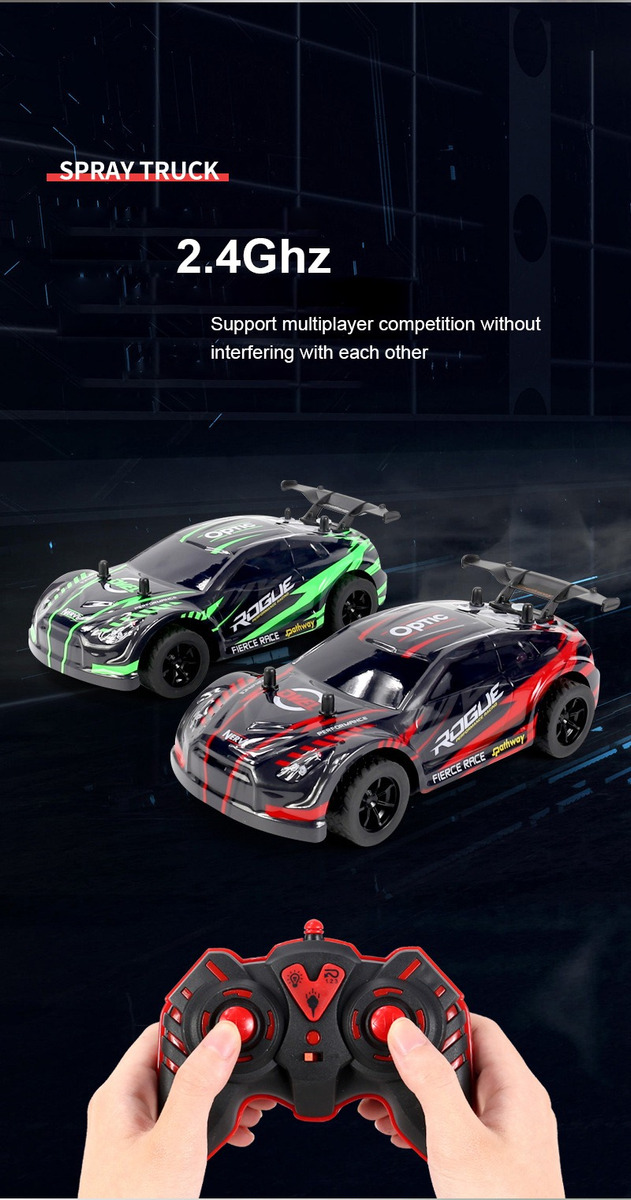 Carro De Brinquedo Rc Spray Drift Carro De Corrida 3002a - Imagem 16
