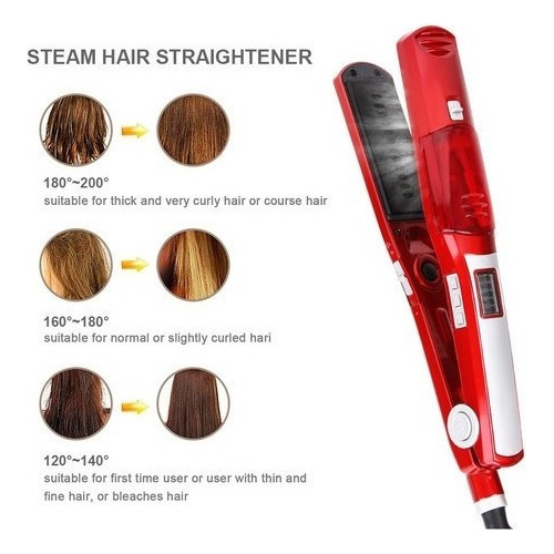 Alisador De Cabelo Pente De Cabelo Elétrico Rápido Steampod - Imagem 9