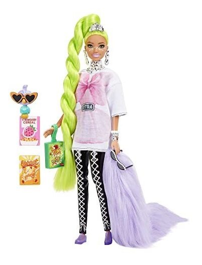 Boneca Barbie Extra 11 Em Leggings De Tamanho Grande