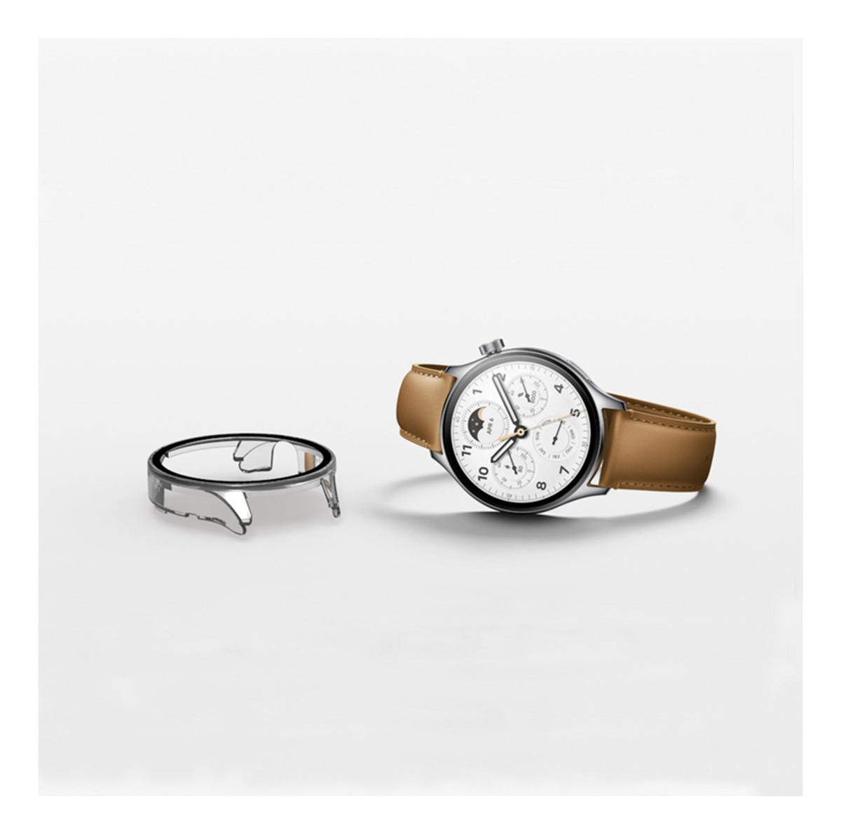 Capa Protetora De Tela Smartwatch Para Capa De Pc Mi Watch S - Imagem 4