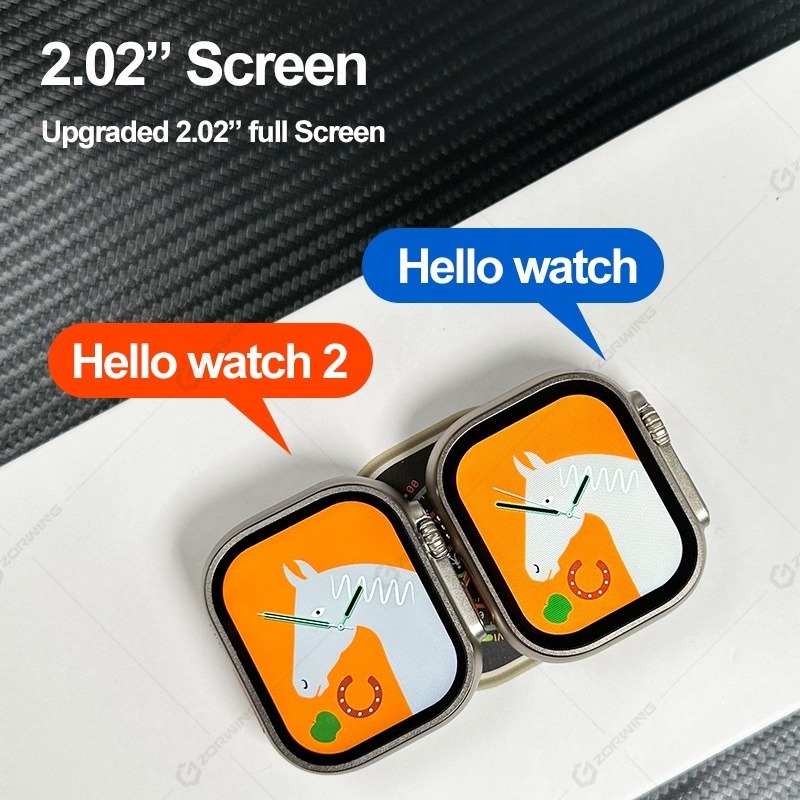 Relógio Inteligente Hello Watch 2 Ultra Série 8 Nfc Compass - Imagem 2