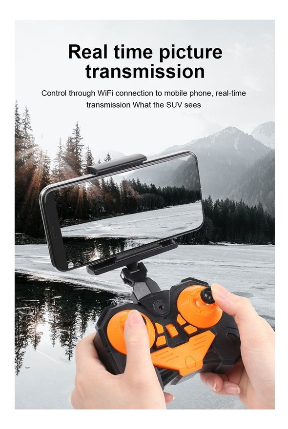 Carrinho Controle Remoto Rock Crawler Off Road Câmara Hd - Imagem 4