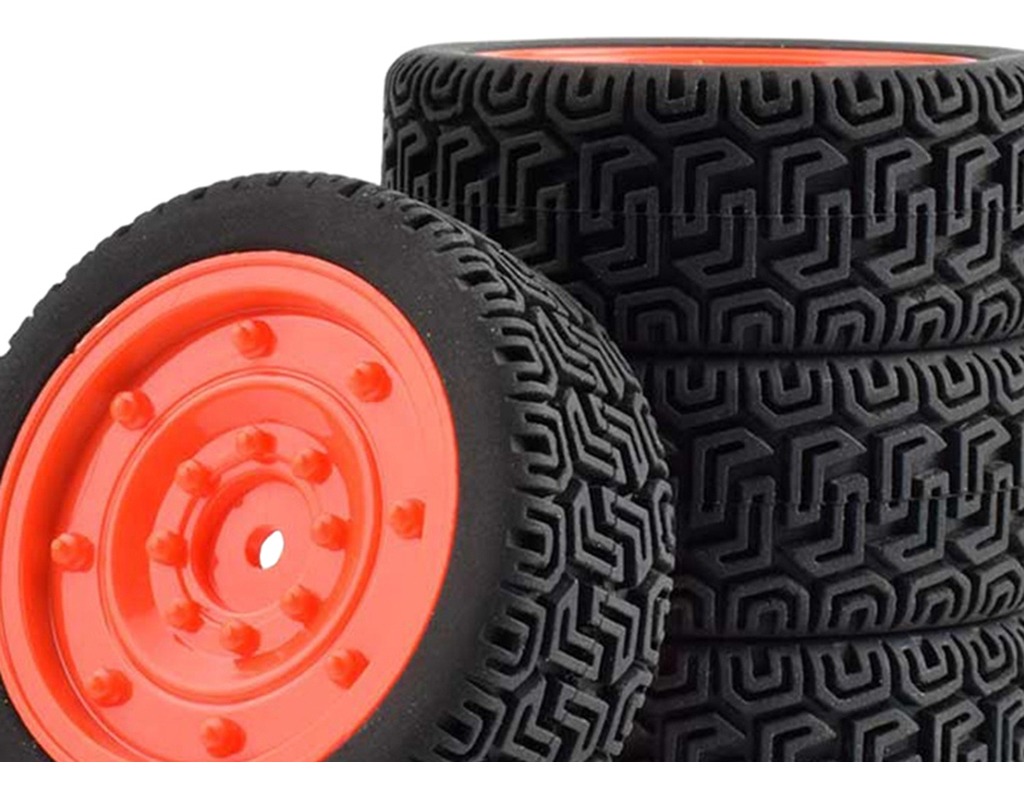 4 Cubos De Pneus De Borracha Para Wltoys 144001 1/10 Rc Carr - Imagem 9