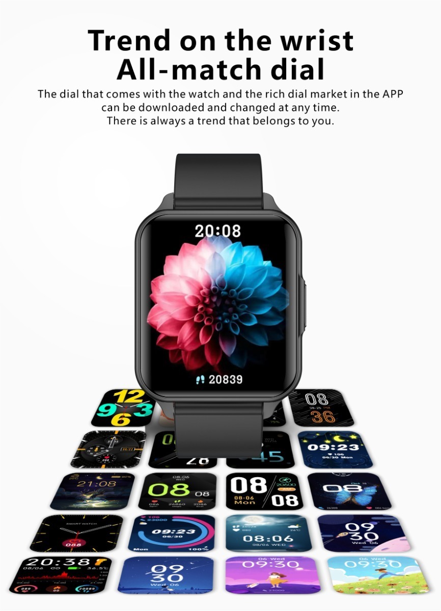 Sport Bluetooth Smartwatch Homens Mulheres Relógio De Temper - Imagem 20