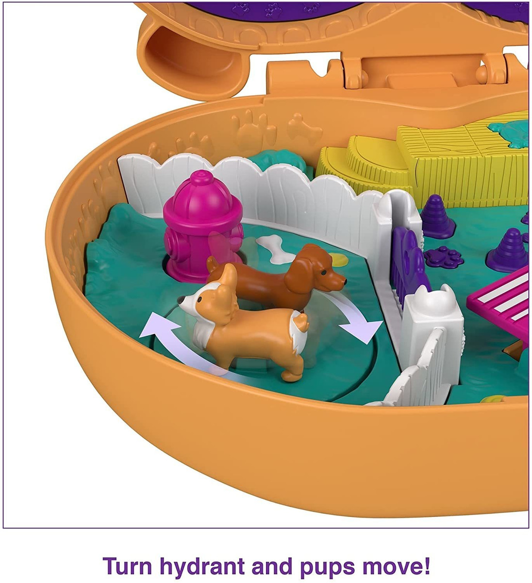Polly Pocket Corgi Abraços Compactos Com Hotel Para Animais - Imagem 7