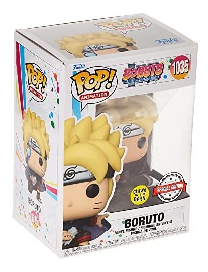 Boneco De Vinil Pop Boruto With Marks Glowinthedark - Imagem 3