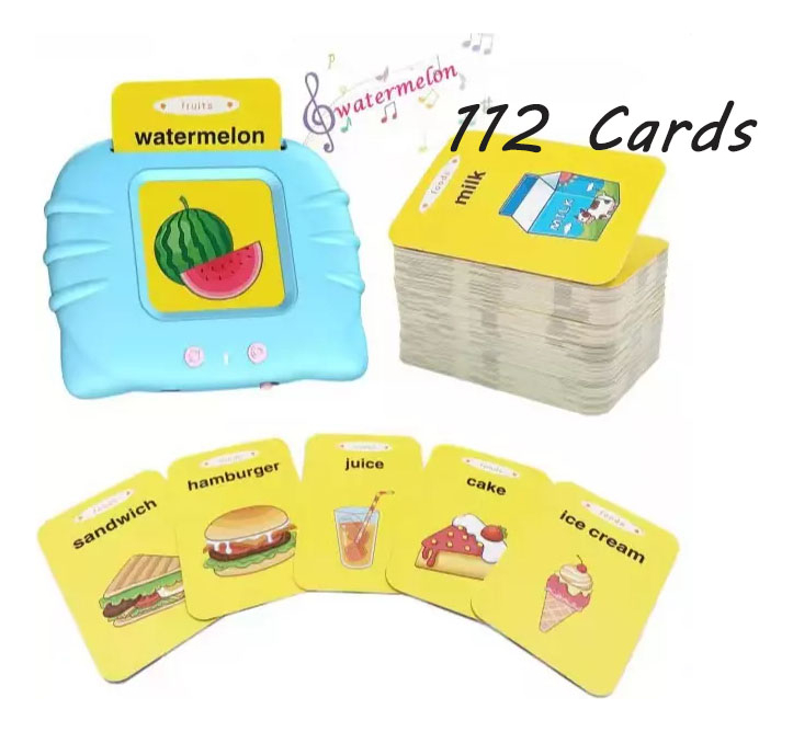 112 Unidades Flash Cards Educação Máquina Visão Palavras
