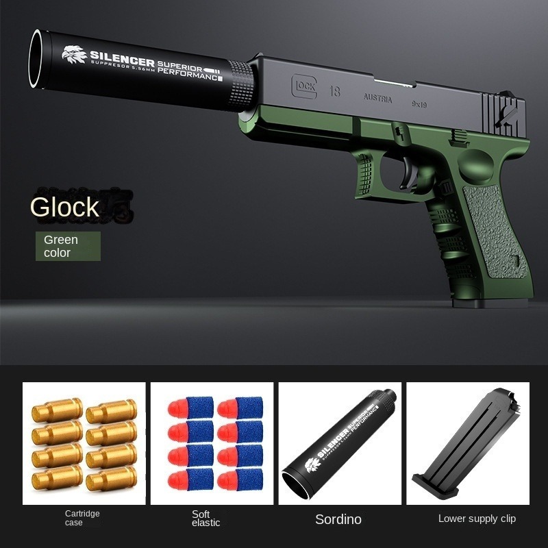 Brinquedo Infantil Shell Ejection 1911 Pistol Boy Toy Explos - Imagem 2