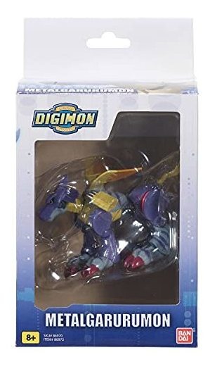 Figura De Ação Digimon Shodo 3.5 Metal Garurumon (86972) - Imagem 9