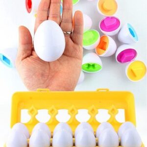 Brinquedo Infantil Montessori Ovos Encaderar Núcleos E Forma