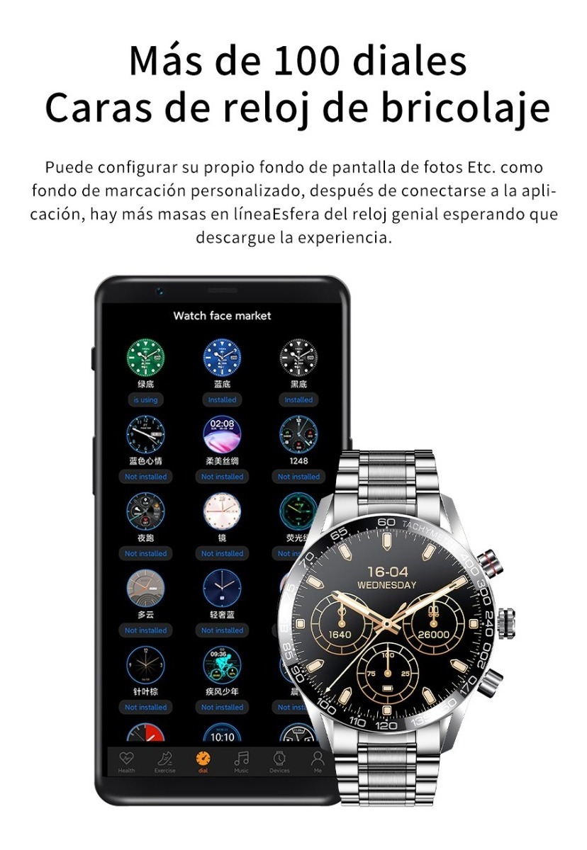 Foxbox-smart Call Watch Bluetooth Esportes À Prova D'água Hd - Imagem 16