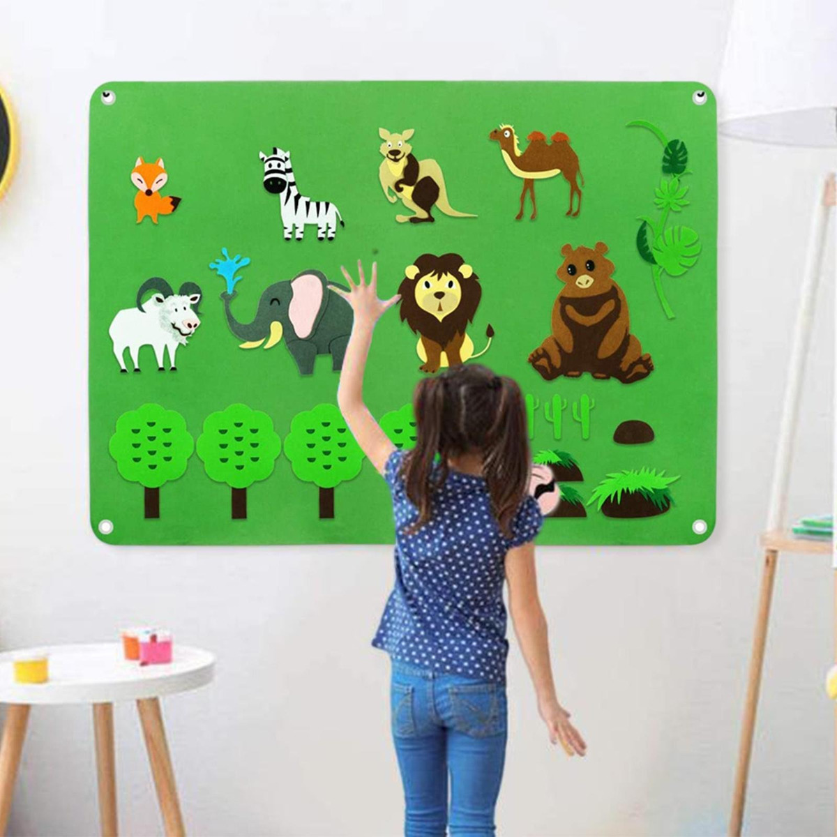 De Tabuleiro De Feltro Montessori Diy Tabuleiros De Feltro - Imagem 34