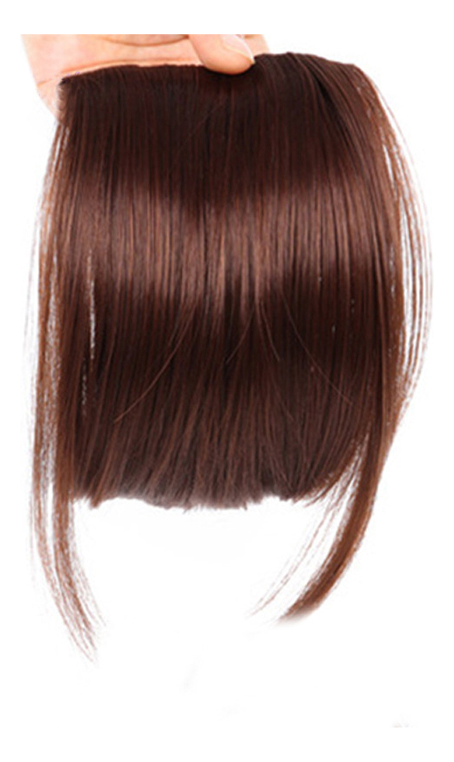 Peruca French Air Bangs, Cabelo Falso Invisível, Natural, Me - Imagem 14