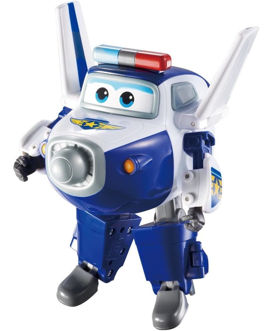 Boneco De Brinquedo Super Asas Transformando Paul Bot De
