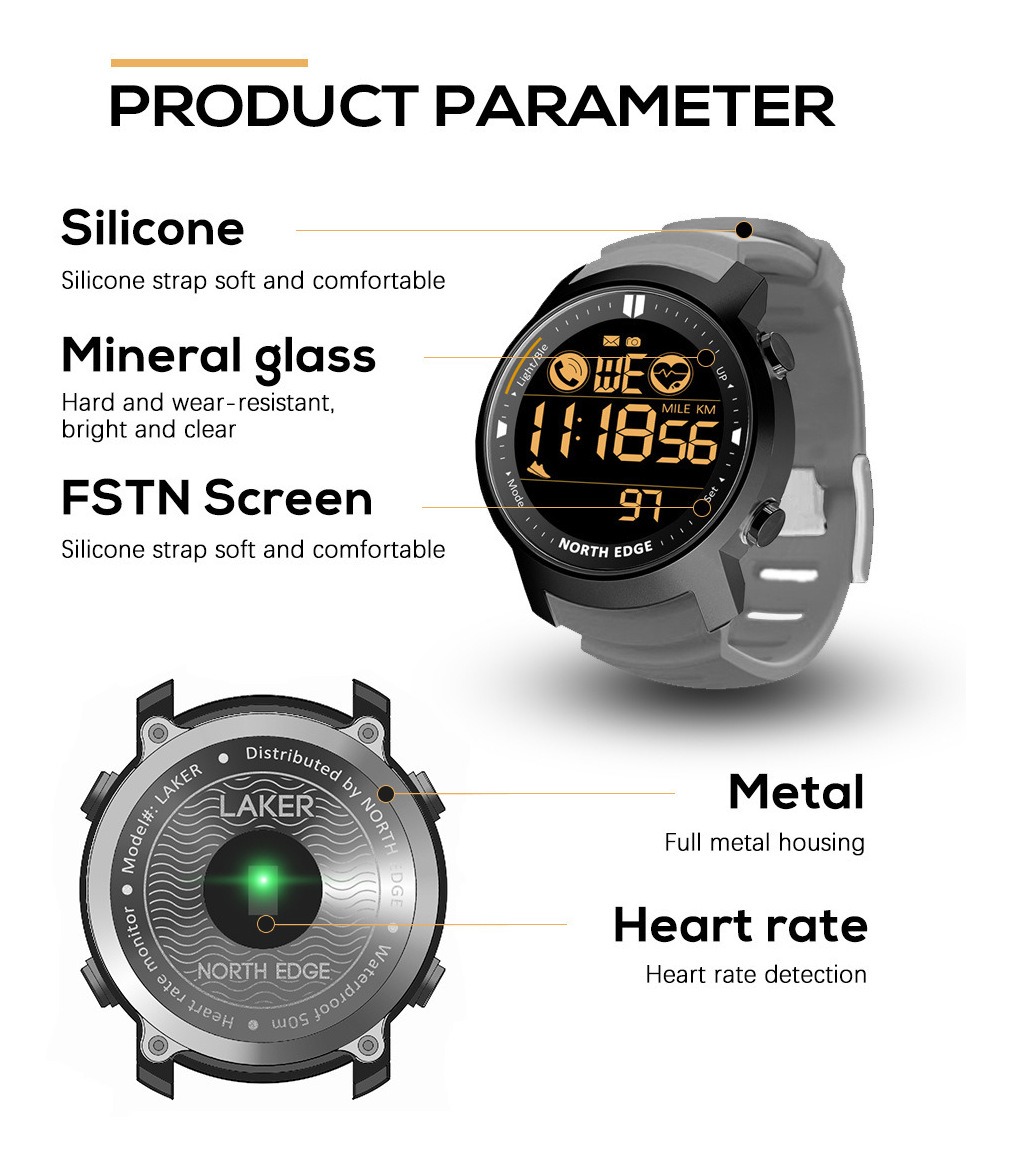 Smartwatch Natação Prova D'água Frequência Cardíaca - Imagem 4