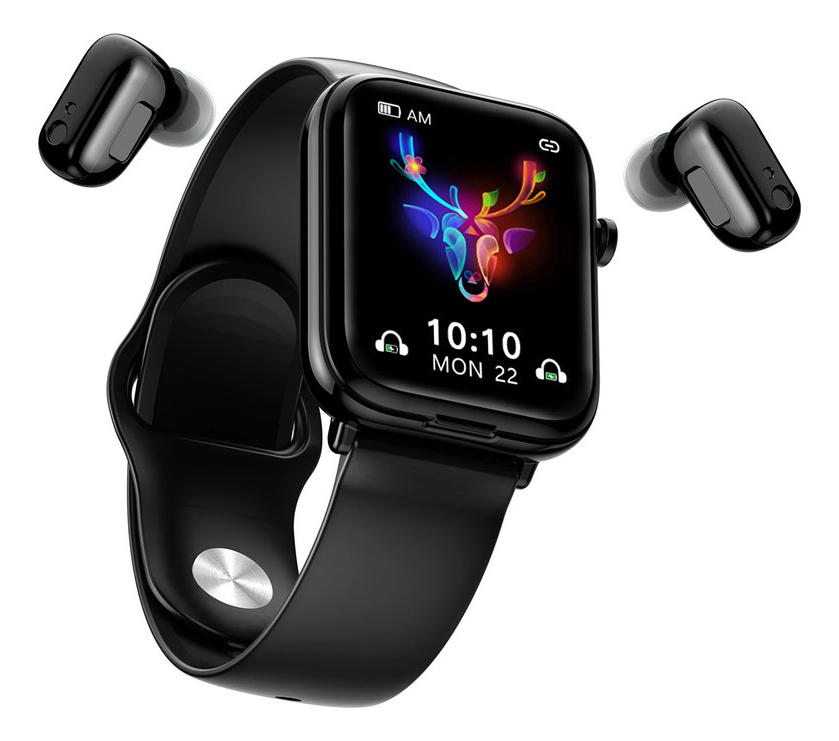 Fone De Ouvido X8 Smart Watch 2 Em 1 Para Xiaomi Huawei