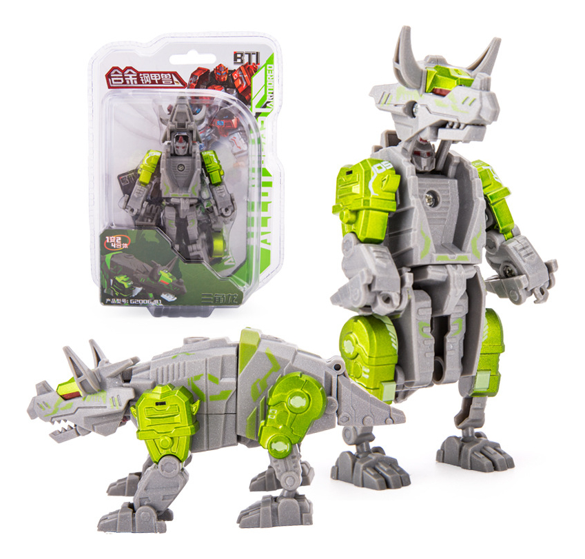 Toy Alloy Car Robot Brinquedo Infantil Transformando Robot B - Imagem 7